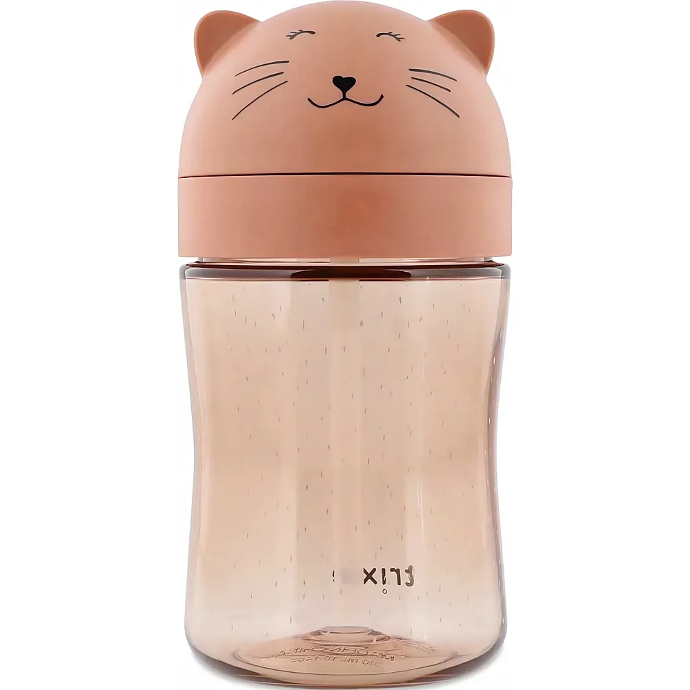 Trixie Trinkbecher mit Strohhalm Katze