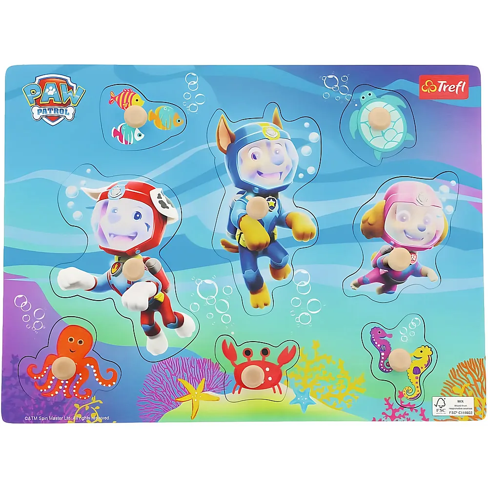 Trefl Puzzle Paw Patrol Unterwasser - 8 Teile