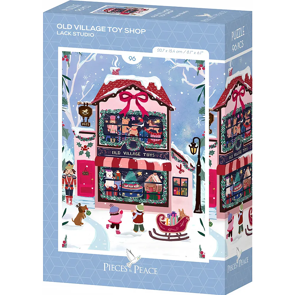 Pieces & Peace Puzzle Mini Old Village Toy Shop - 96 Teile