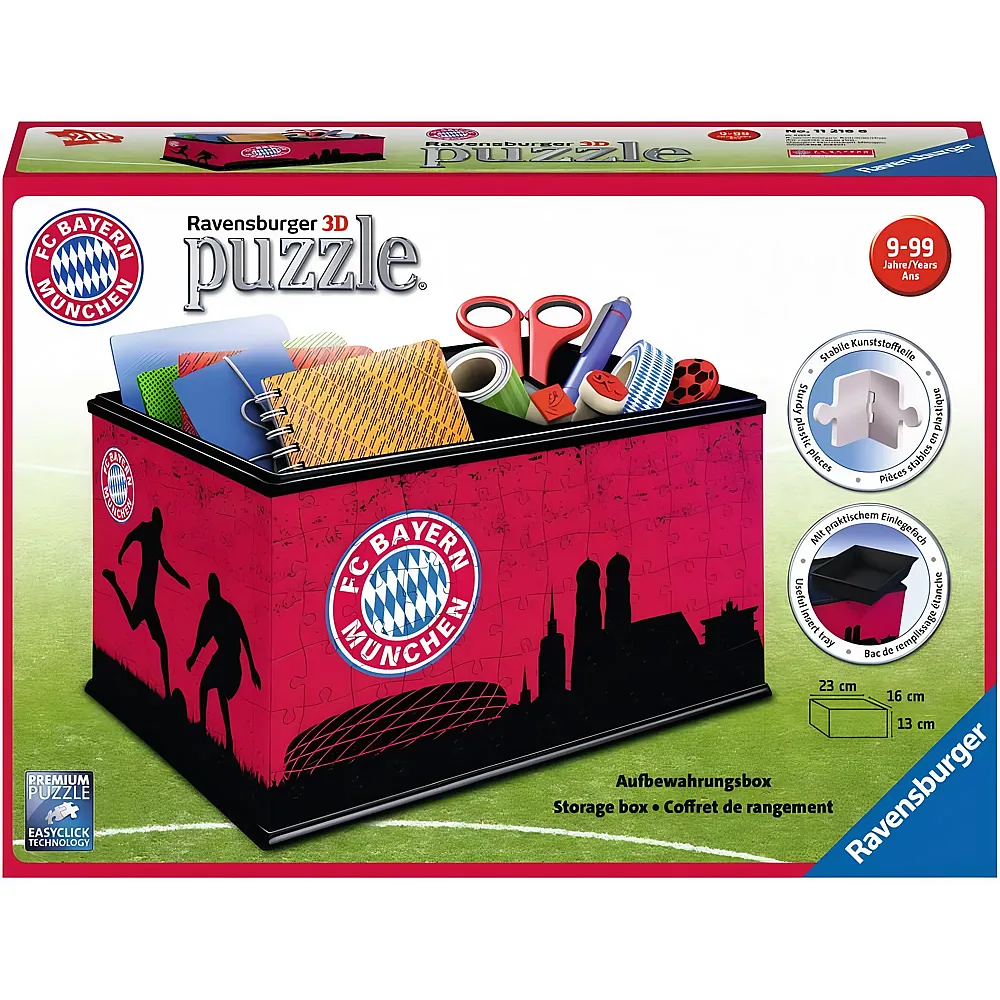 Ravensburger Puzzle Aufbewahrungsbox FC Bayern M�nchen - 216 Teile