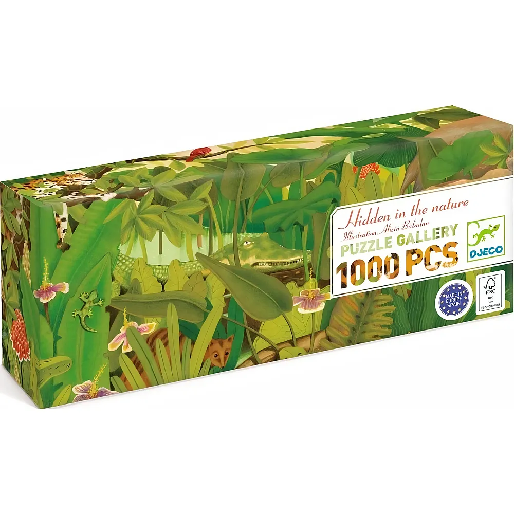 Djeco Puzzle Gallery Hidden in nature 1000 Teile