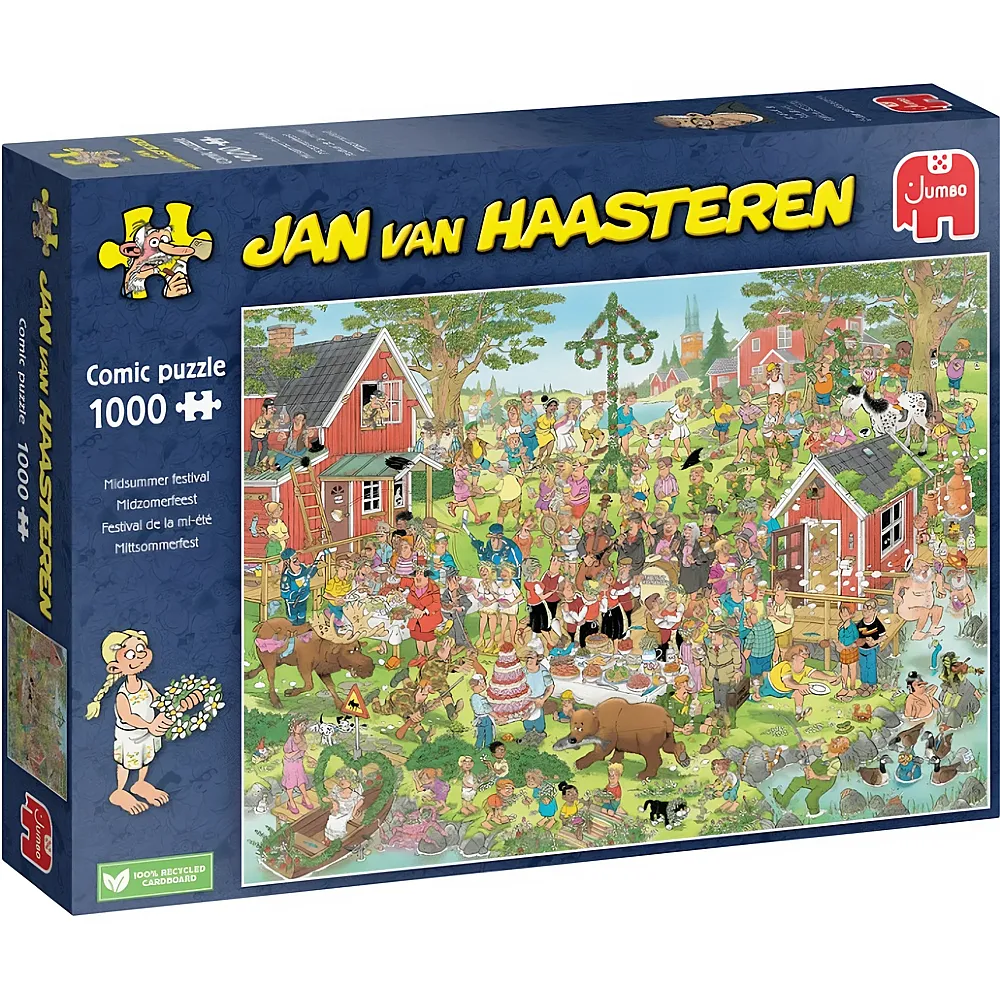 Jumbo Puzzle Jan van Haasteren Mittsommerfestival 1000Teile