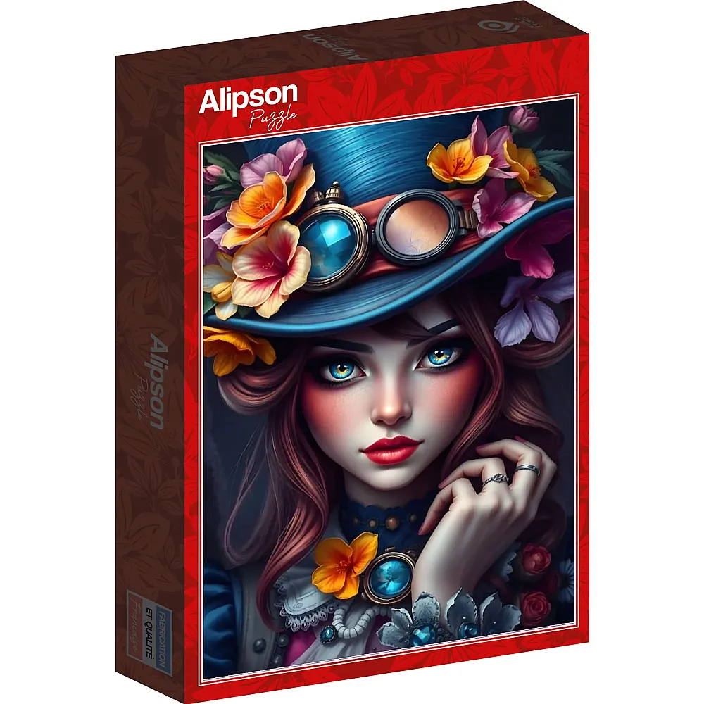Alipson Puzzle Die Frau mit dem Hut - 1000 Teile