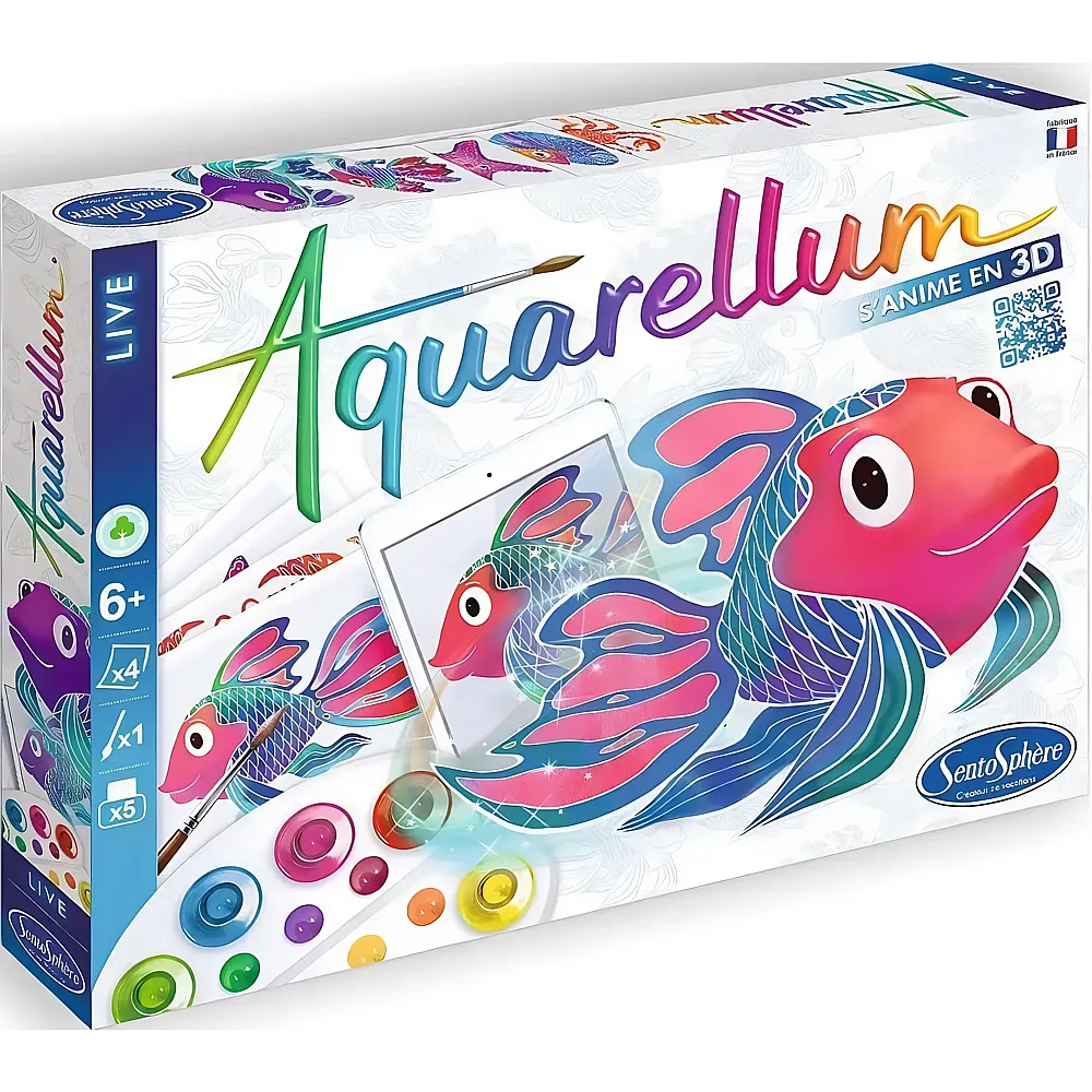 Sentosphere Aquarellum Malset 3D Meeresboden