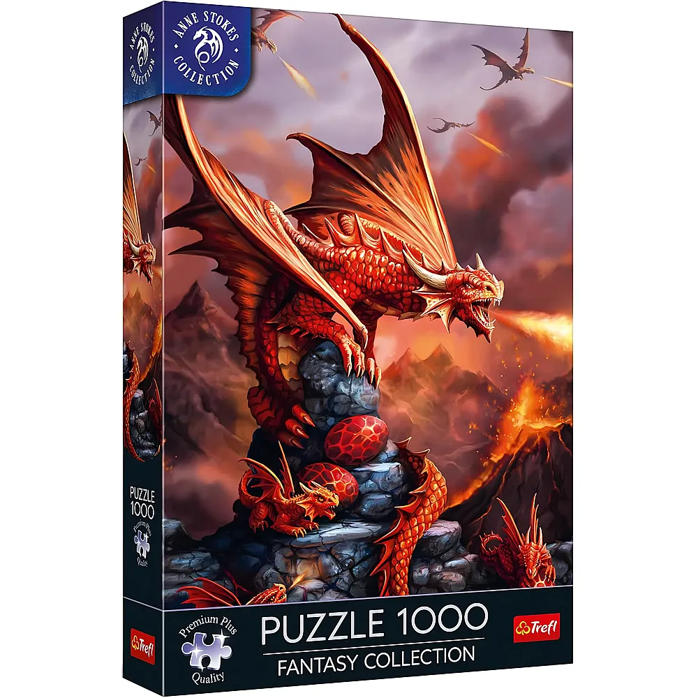 Trefl Puzzle Feuerdrache - Anne Stokes 1000Teile