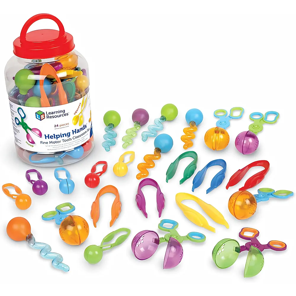 meinspielzeug - Learning Resources Helping Hands  Feinmotorik-Werkzeugset f�r das Klassenzimmer, Lernspielzeug f�r Kleinkinder, Unterrichtsmaterial f�r
