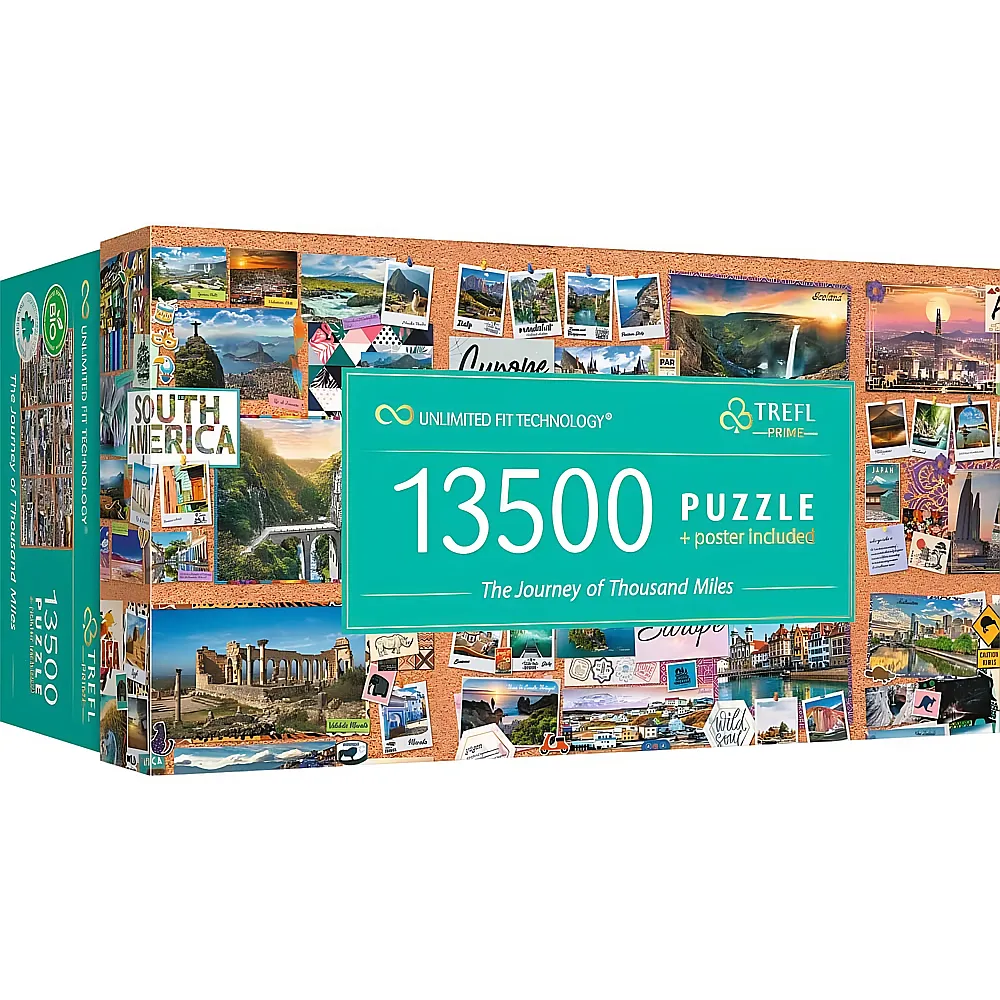 Trefl Puzzle Die Reise von Tausend Meilen - 13500 Teile