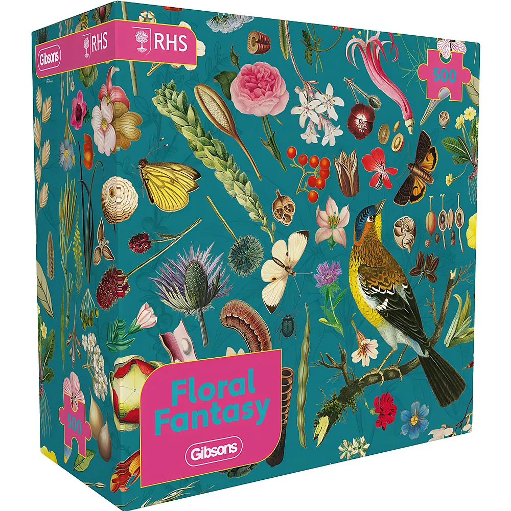 Gibsons Puzzle RHS : Floral Fantasy - 500 Teile