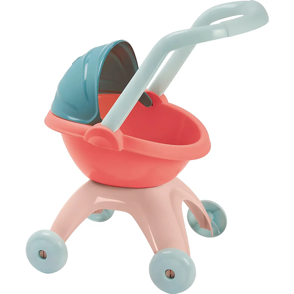 Ecoiffier Kindergarten Puppenwagen Pastell
