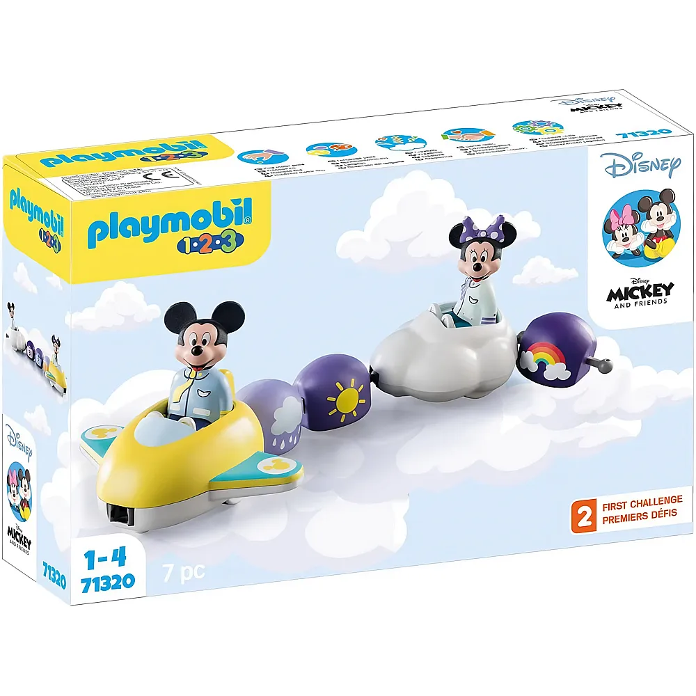 PLAYMOBIL 1.2.3 Mickey Mouse Mickys & Minnies Wolkenflug 71320