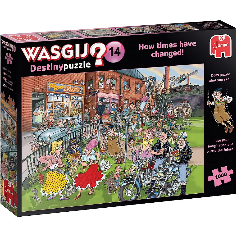 Jumbo Puzzle WASGIJ Die Zeiten haben sich ge�ndert - 1000 Teile
