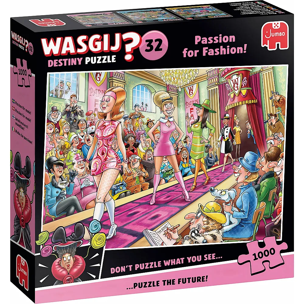 Jumbo Puzzle Wasgij Destiny 32 Passion for Fashion, 1000 Teile,