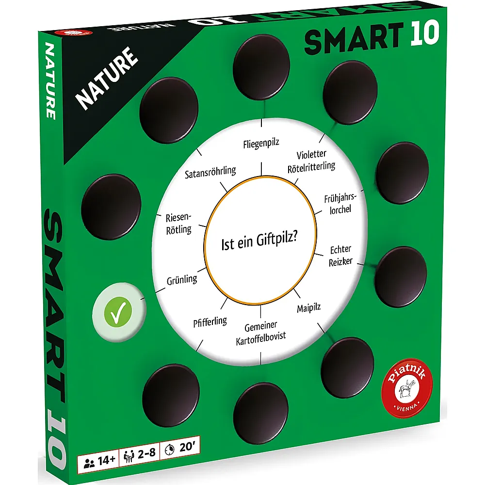 Piatnik Spiele Smart 10 Nature - Zusatzfragen DE