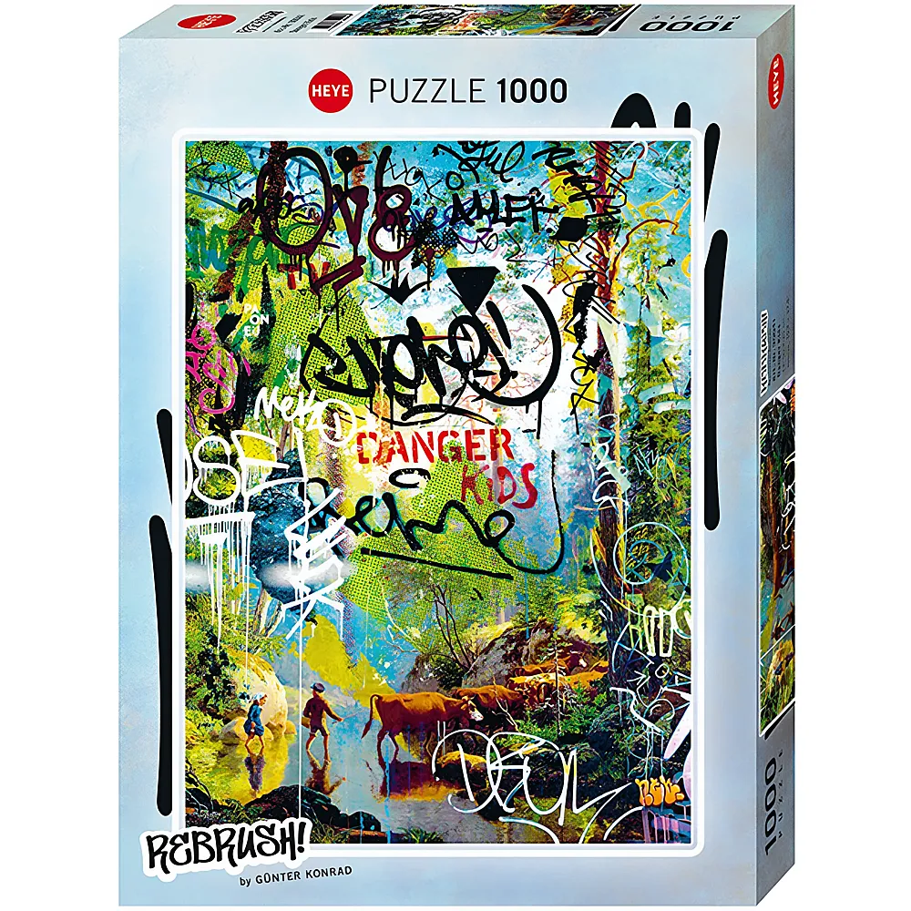 HEYE Puzzle Gnter Konrad Danger Kids 1000Teile