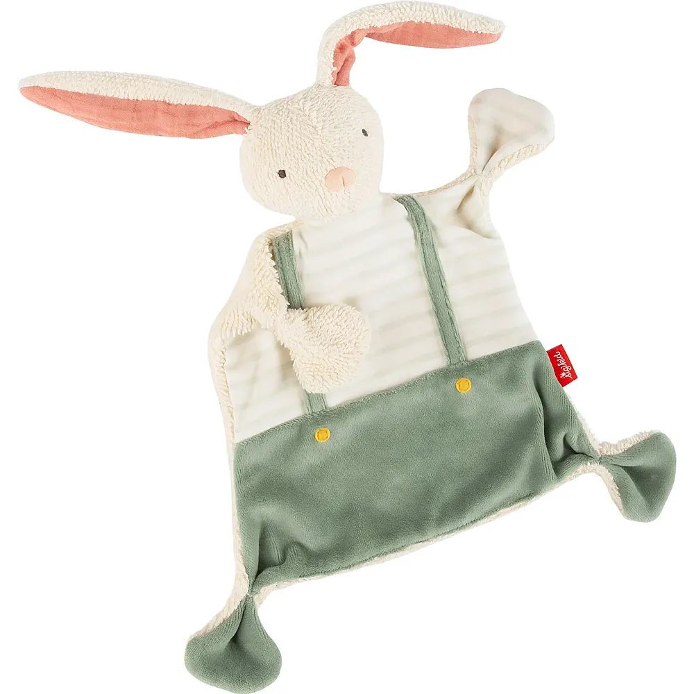 Sigikid Baby Schnuffeltuch Hase Gr�n - 24 cm