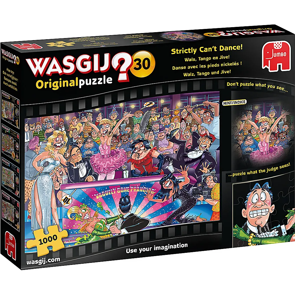 Jumbo Puzzle Original WASGIJ Walz, Tango und Jive 1000Teile