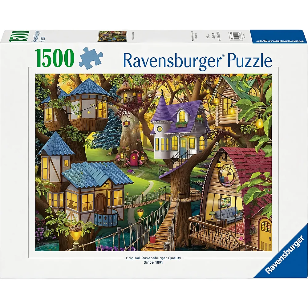 Ravensburger Puzzle D�mmerung in den Baumwipfeln 1500Teile