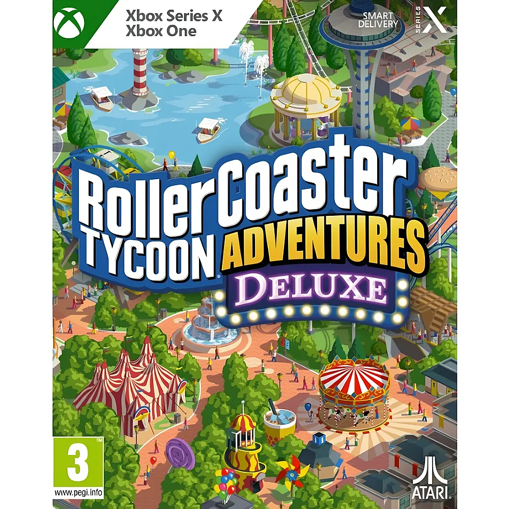 Atari XSX RollerCoaster Tycoon Adventures Deluxe