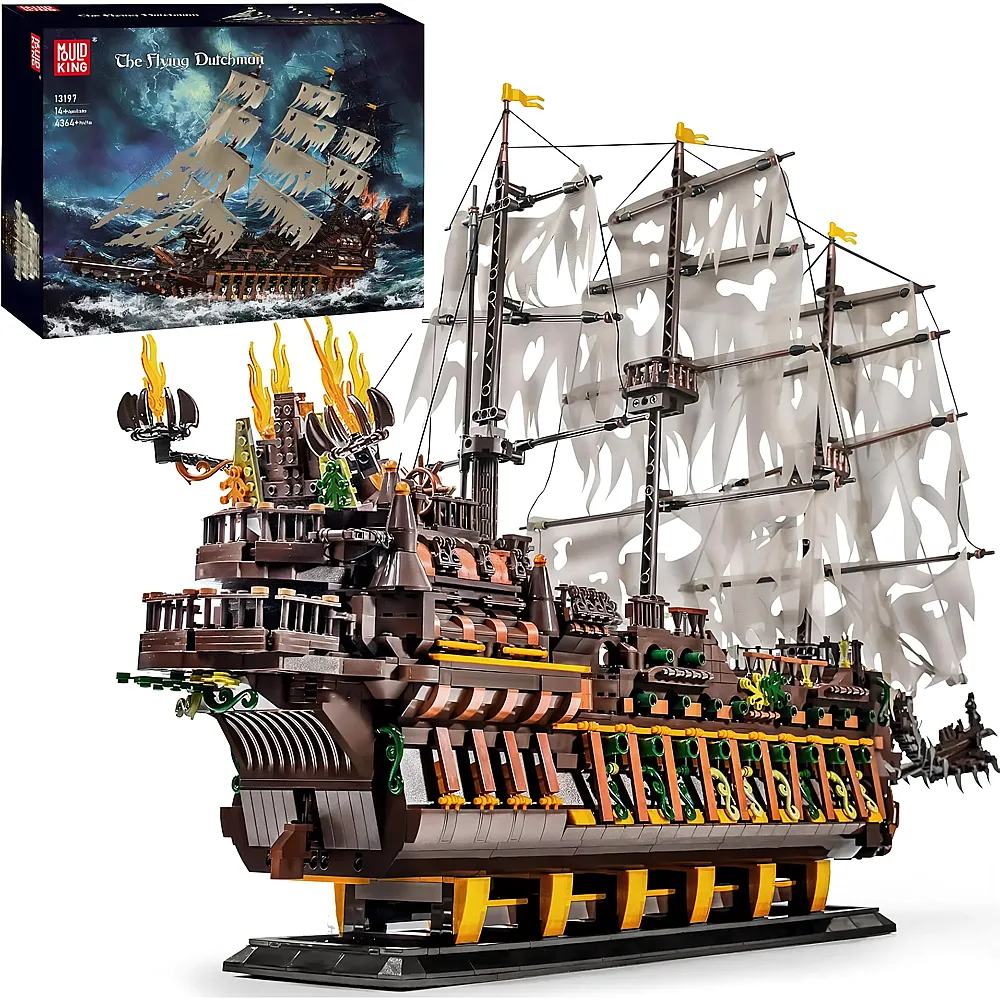 Mould King Fliegender Holl�nder Piratenschiff 13197 - Klemmbausteine
