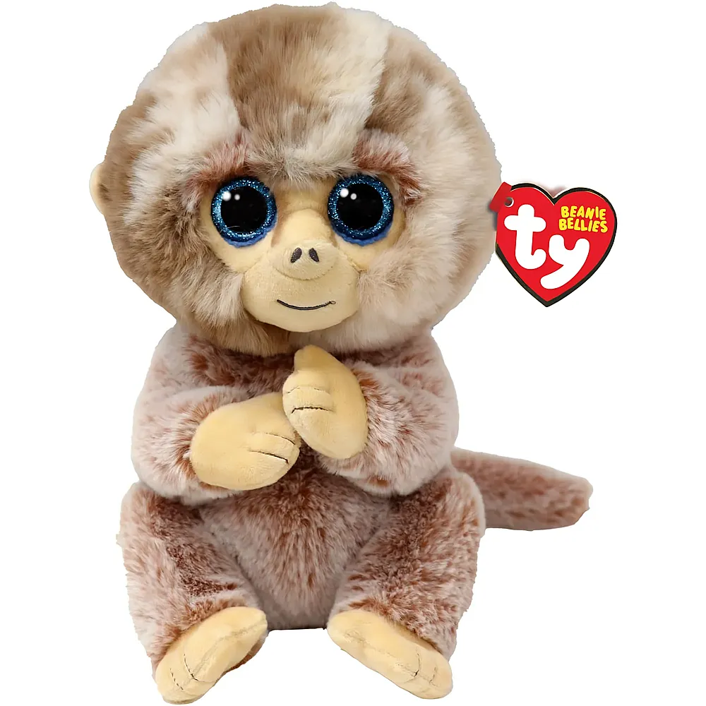 meinspielzeug - Ty Beanie Bellies Stubby der Affe 24cm | Affen Pl�sch
