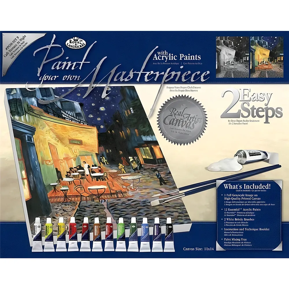 Royal & Langnickel R&l Pbn Masterpiece Series Cafe AT Night van Gogh