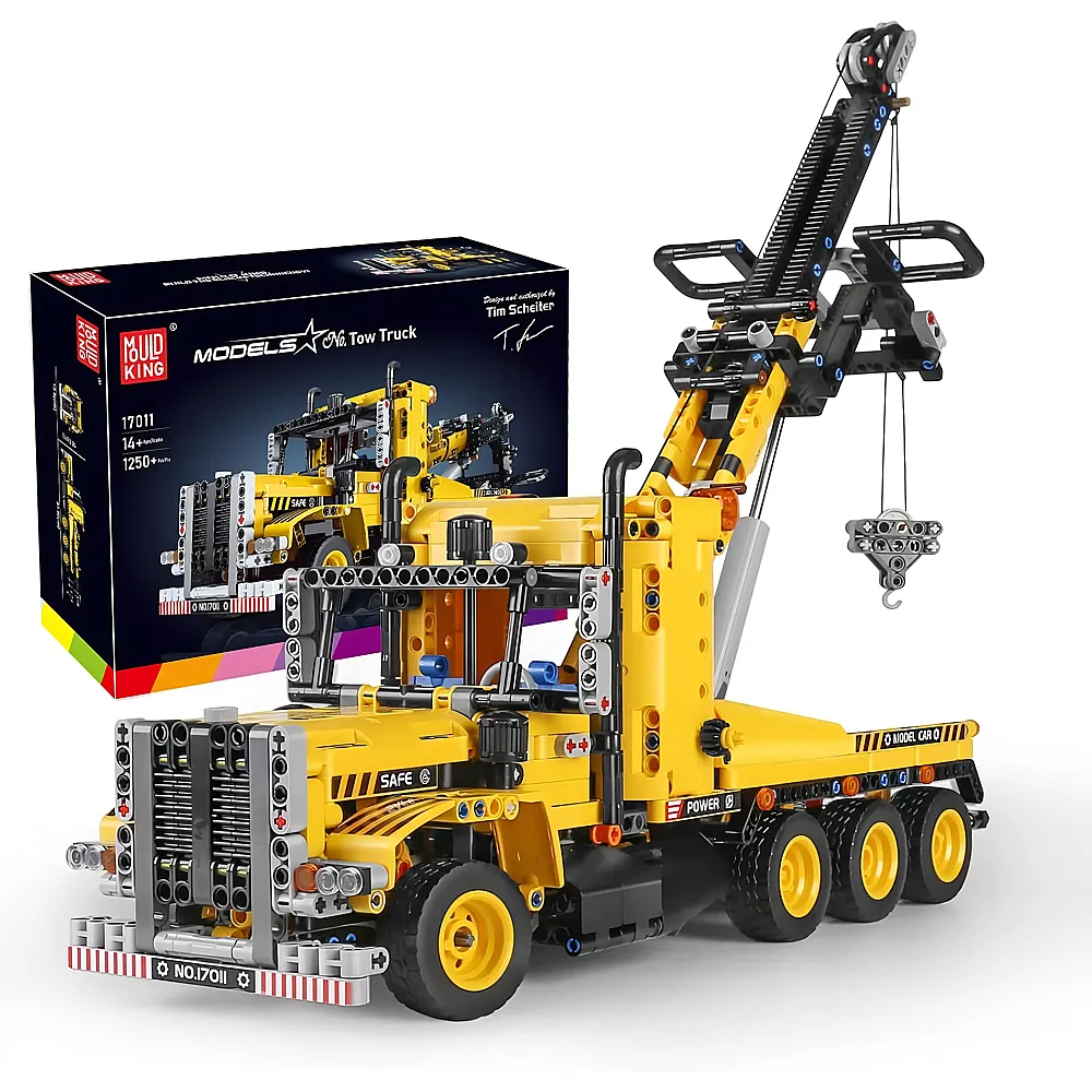 Mould King Models Abschleppwagen Kran ohne Motor 17011