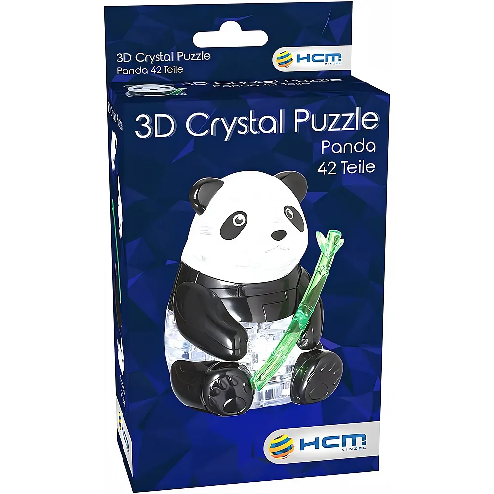 HCM Kinzel Crystal Puzzle Panda - 42 Teile