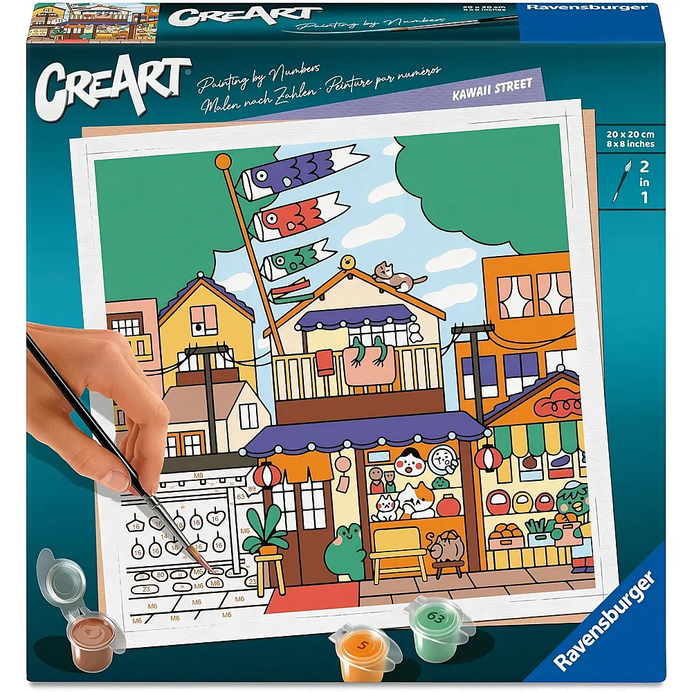 Ravensburger CreArt Kawaii Street - Niniwanted