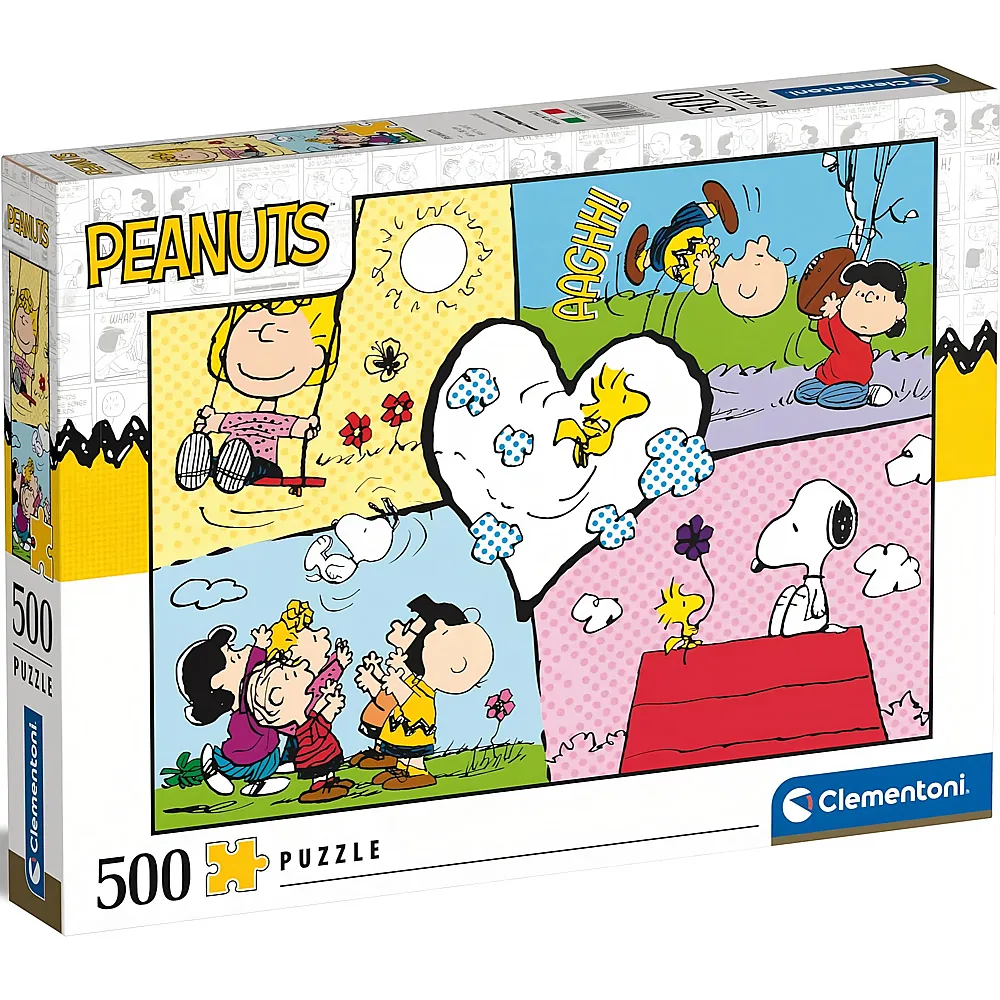Clementoni Puzzle Peanuts Snoopy 500Teile