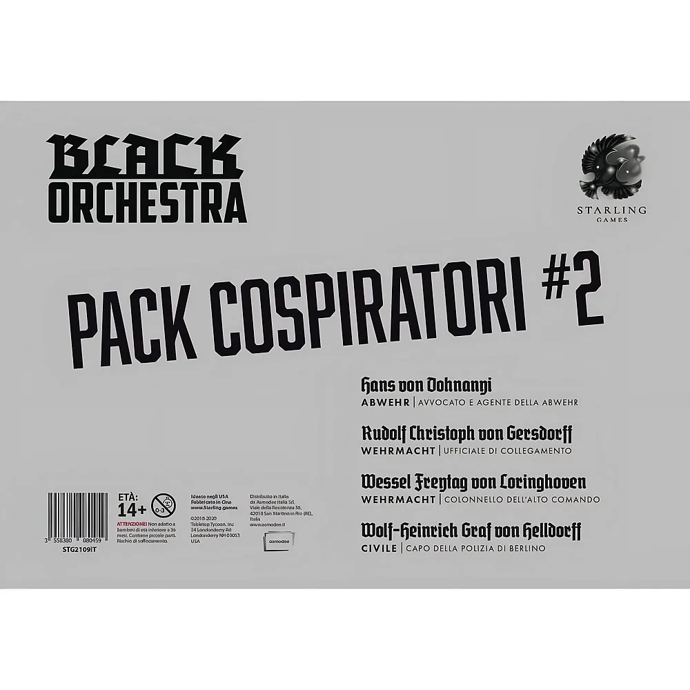 Starling Games Black Orchestra Pack Cospiratori 2 IT - Suche