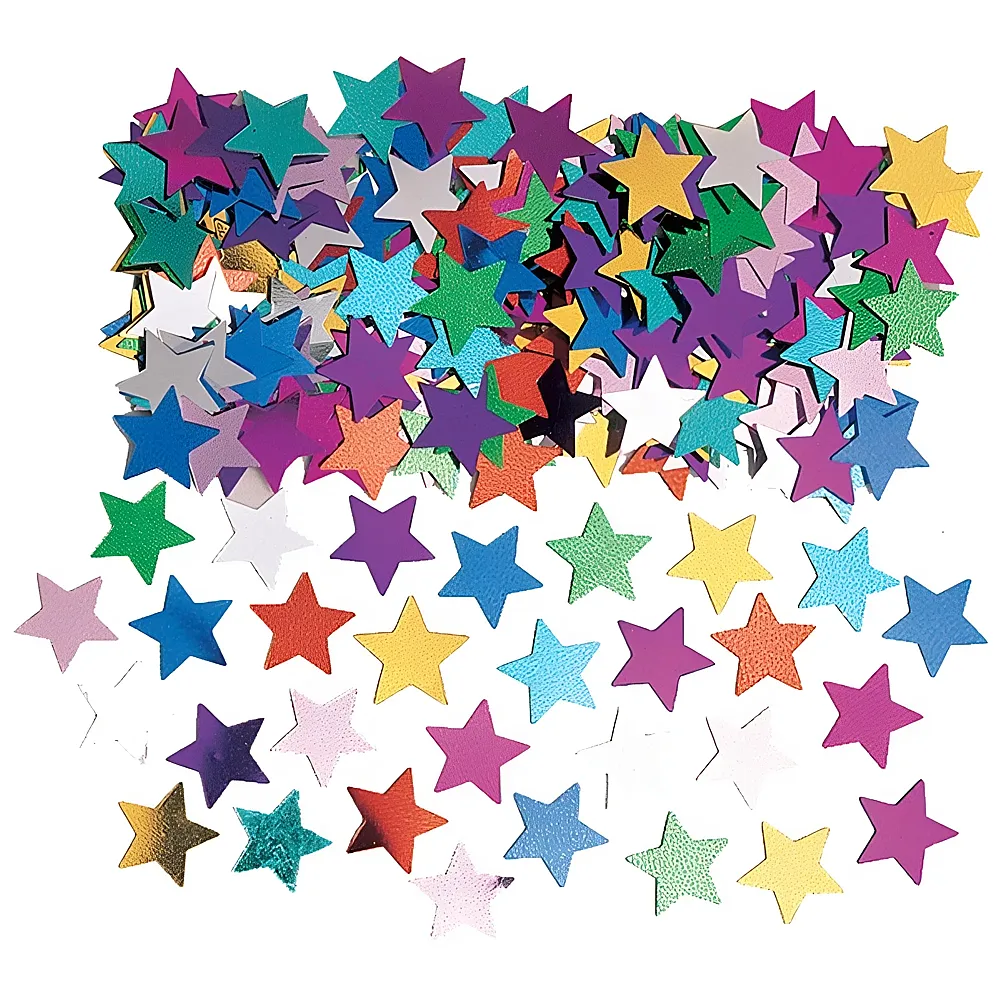 Amscan Deko-Konfetti Sterne multi | Kindergeburtstag