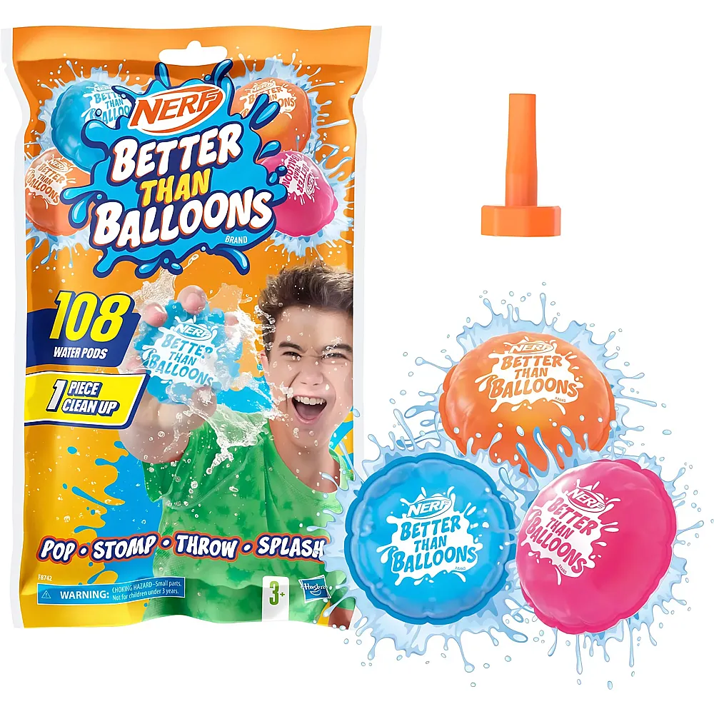 NERF Super Soaker Better Than Balloons 108Teile
