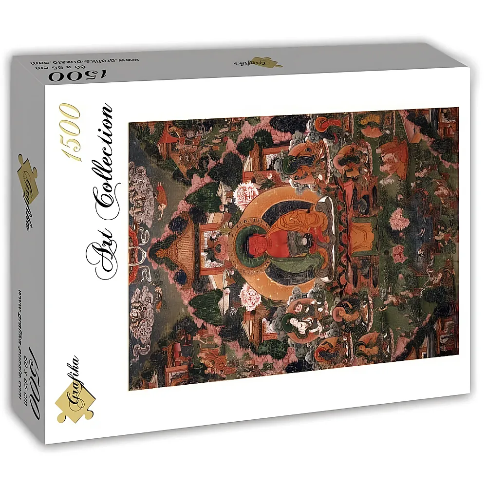 Grafika Puzzle Art Collection Buddha Amitabha in His Pure Land of Suvakti - 1500 Teile