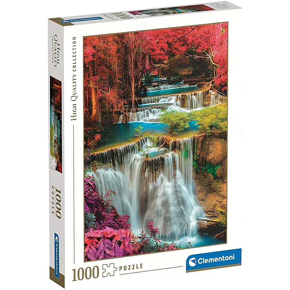 Clementoni Puzzle High Quality Collection Colourful Thai falls 1000Teile