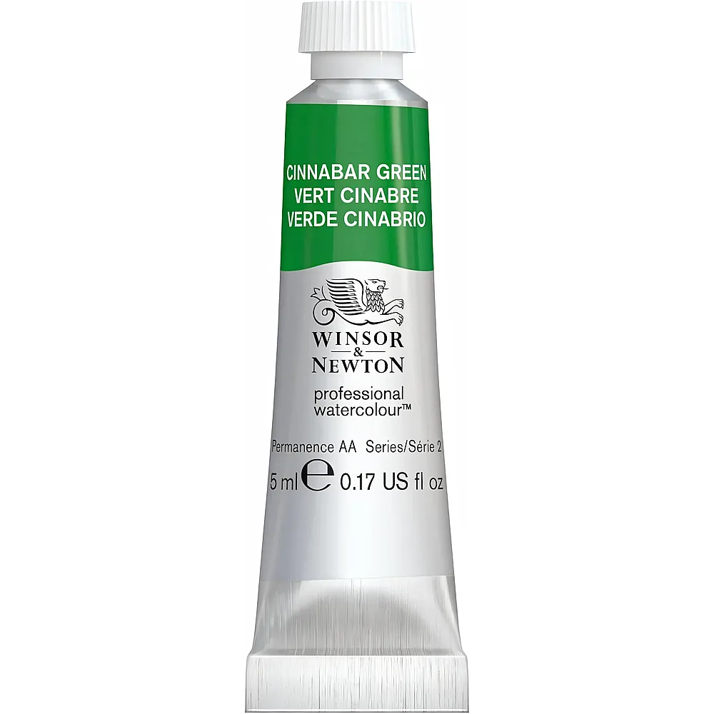 Winsor & Newton Professional Water Colour Aquarellfarbe Zinnober-Gr�n - 5 ml