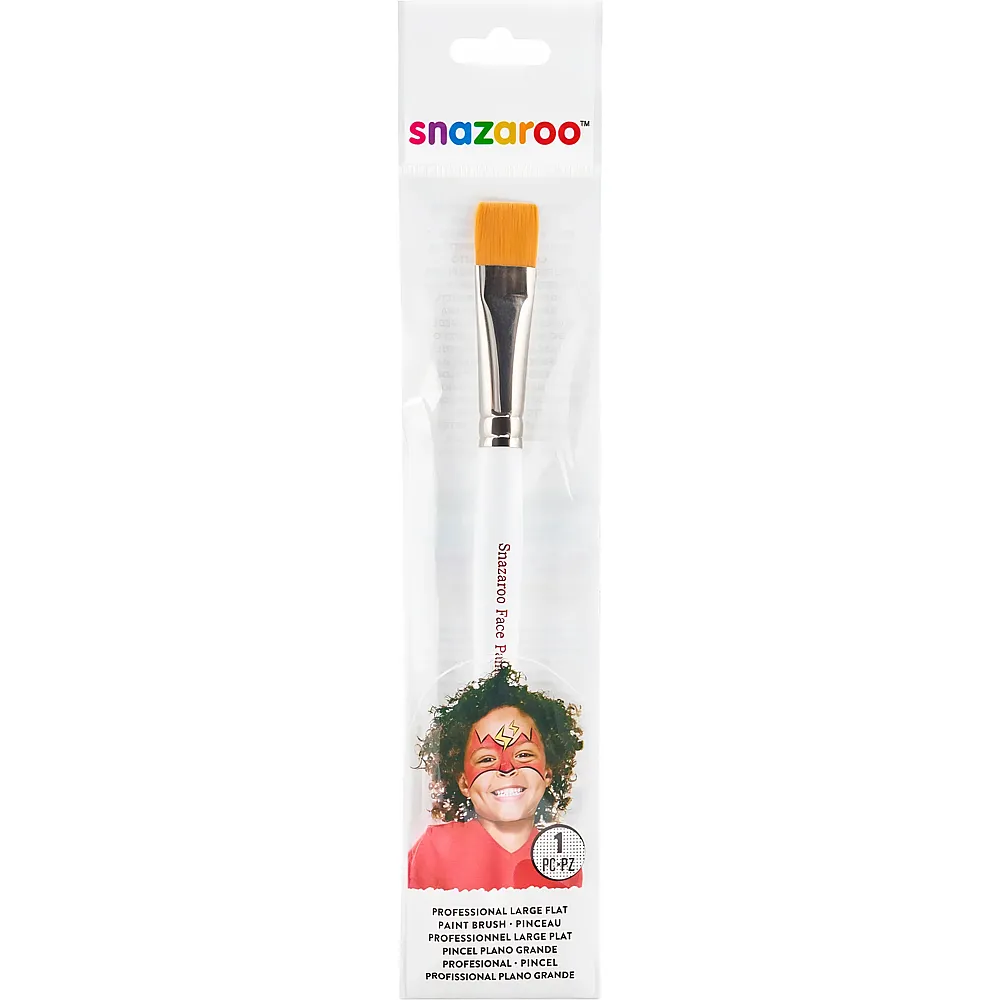 Snazaroo Pinsel Gross, Flach, Weiss
