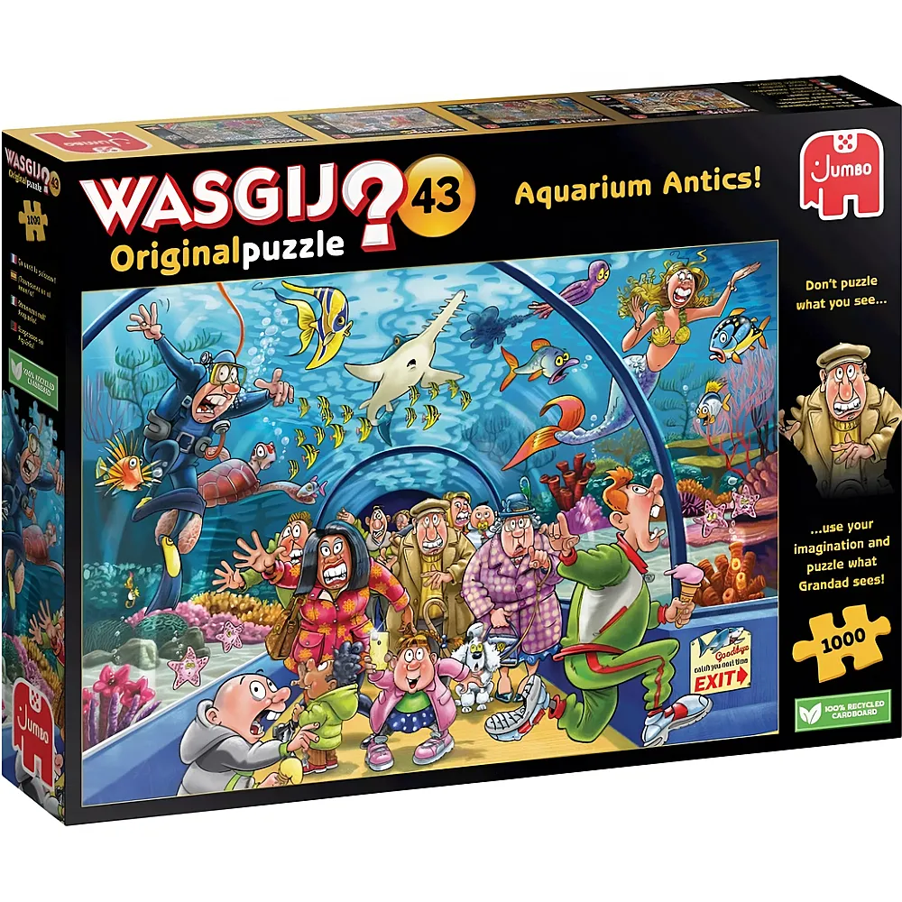 Jumbo Puzzle WASGIJ Original Aquarium Antics
