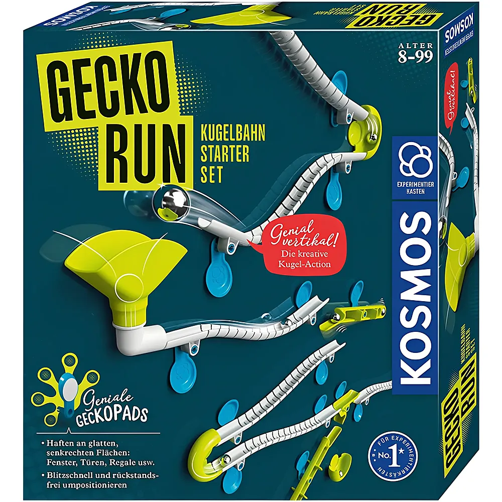 Kosmos Gecko Run Kugelbahn Starter Set DE