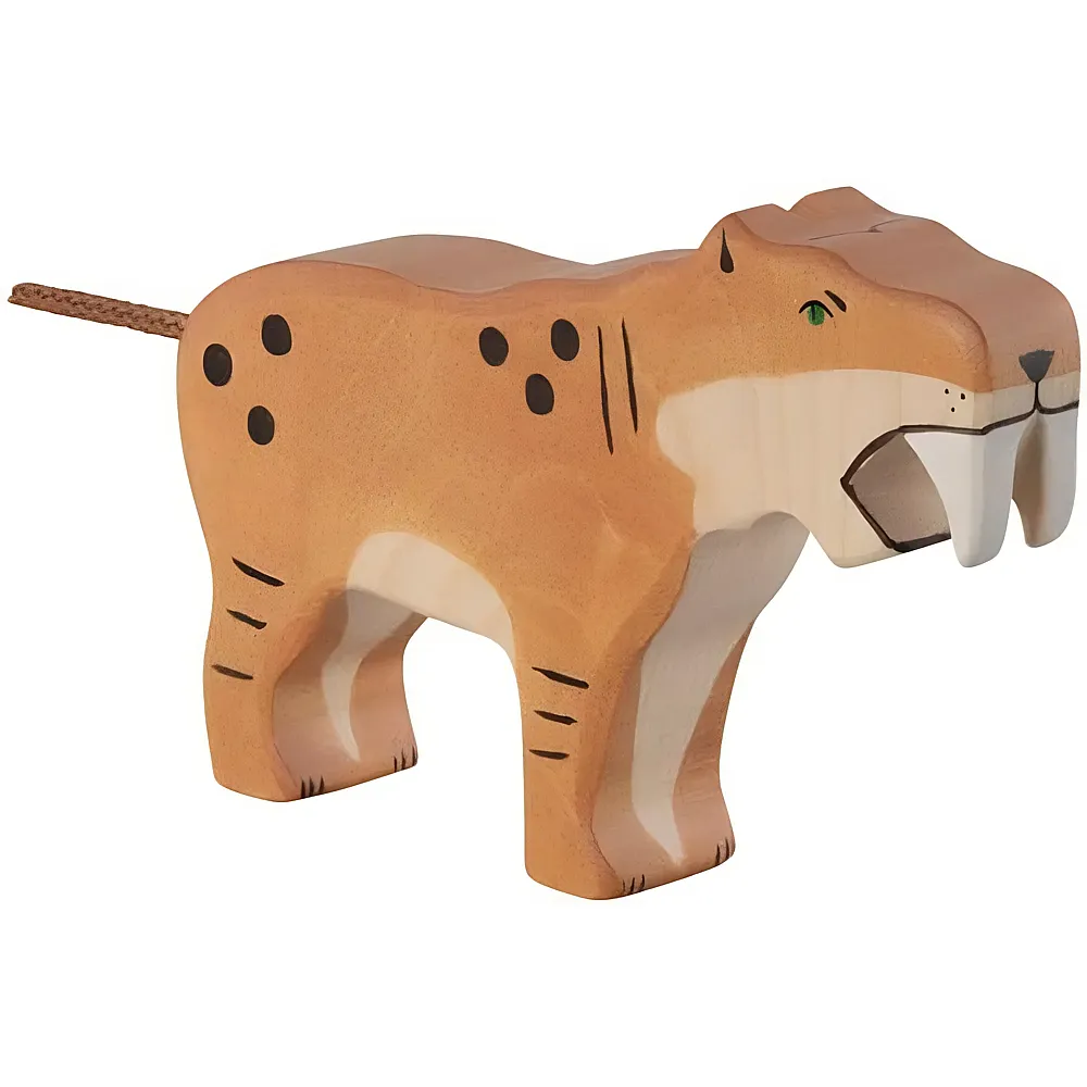 Holztiger S�belzahntiger | Dinosaurier