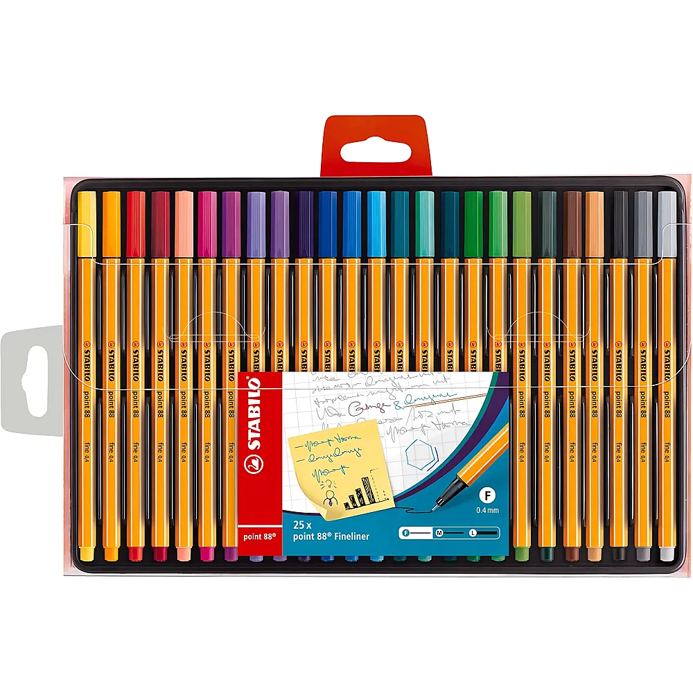 Stabilo Fineliner point 88 - 25 Teile