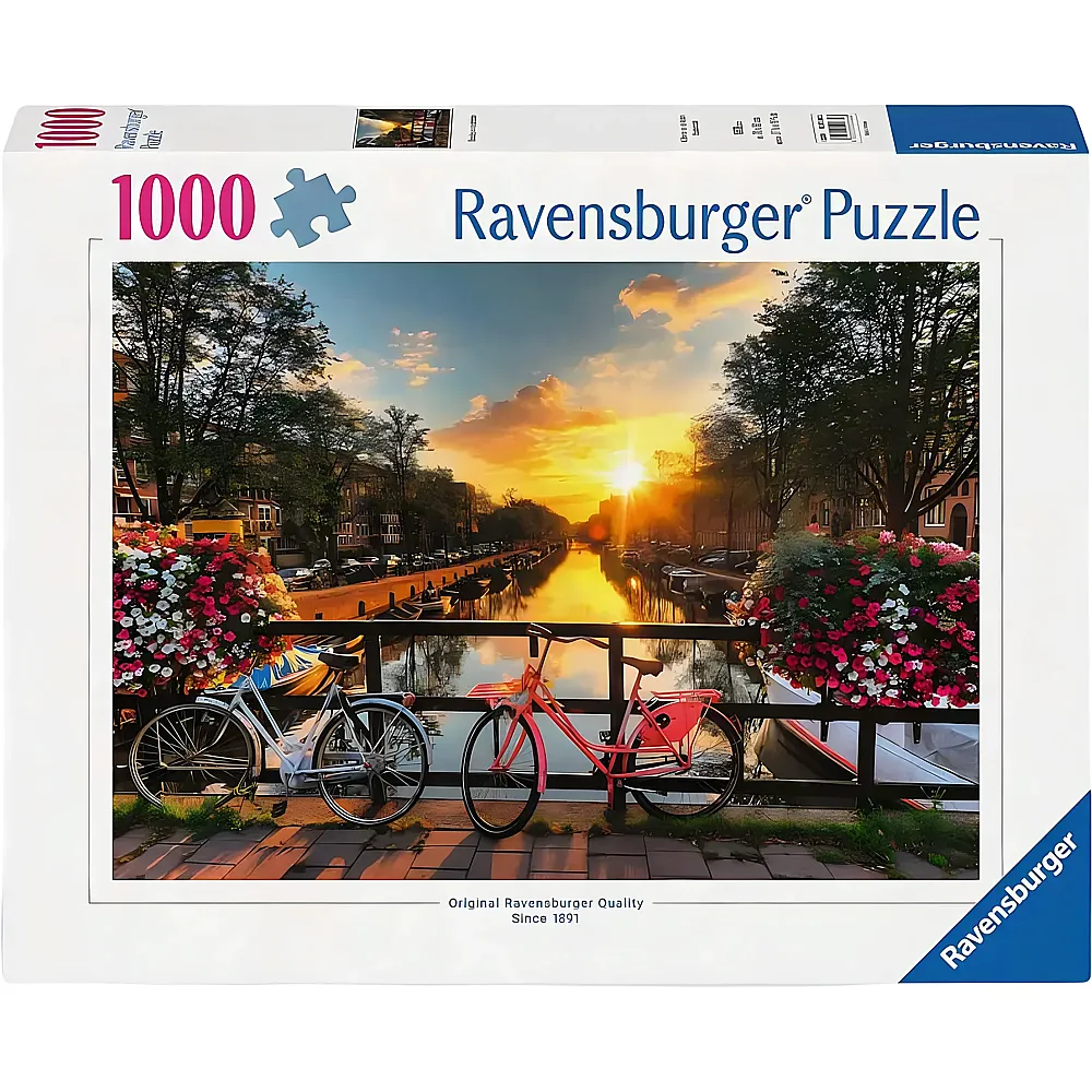 Ravensburger Puzzle Fahrr�der in Amsterdam - 1000 Teile