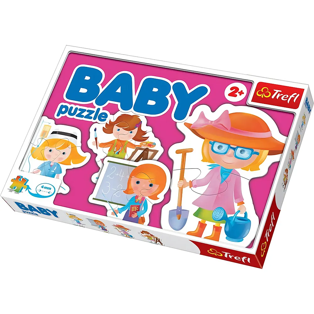 Trefl 4 Form-Puzzles: Berufe - 2 Teile