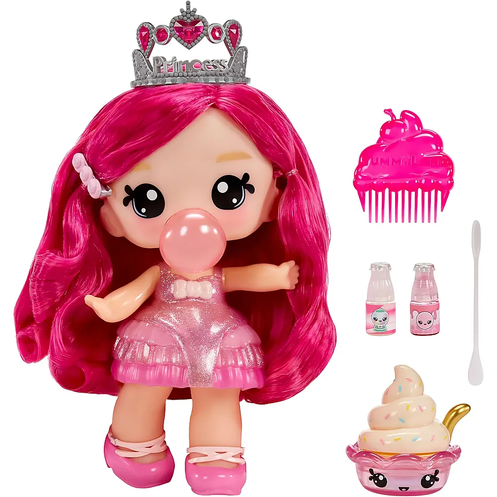 MGA Yummiland Grosse Puppe & Lipgloss-Tier  Bianca Bubblegum