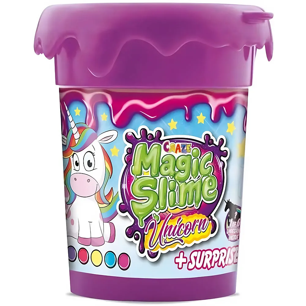 Craze Magic Slime Surprise Unicorn mit Sammelfigur