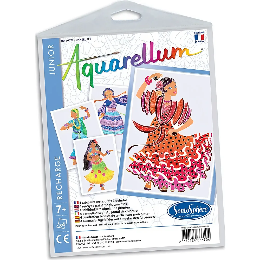 Sentosphere Aquarellum T�nzerinnen Nachf�llpackung | Malsets