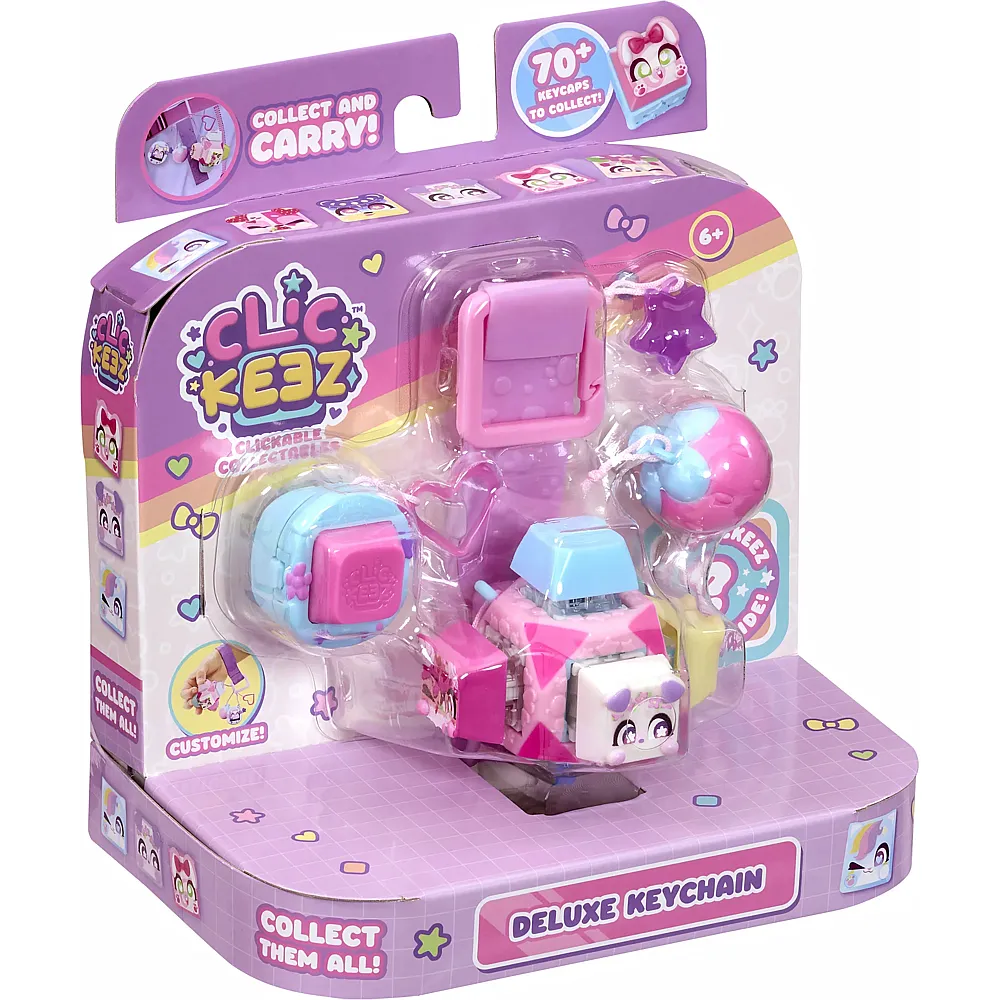 Goliath Clickeez Deluxe Keychain 4 Figuren, Schl�sselanh�nger,