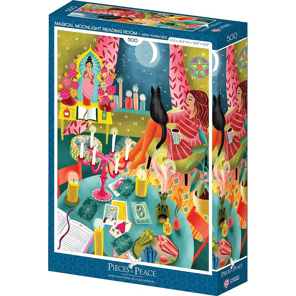 Pieces & Peace Puzzle Magical Moonlight Reading Room - 500 Teile