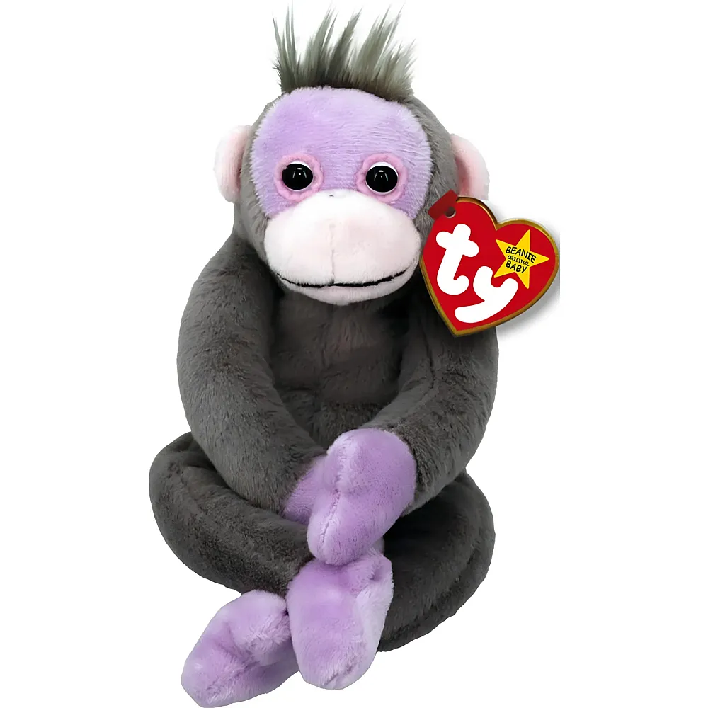 Ty Beanie Babies Bananas der Affe - 15 cm - Affen Pl�sch