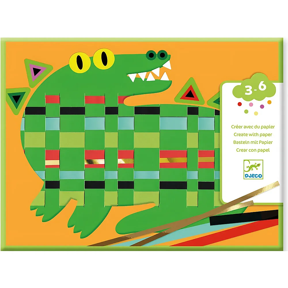 Djeco Flechtpapier Drache