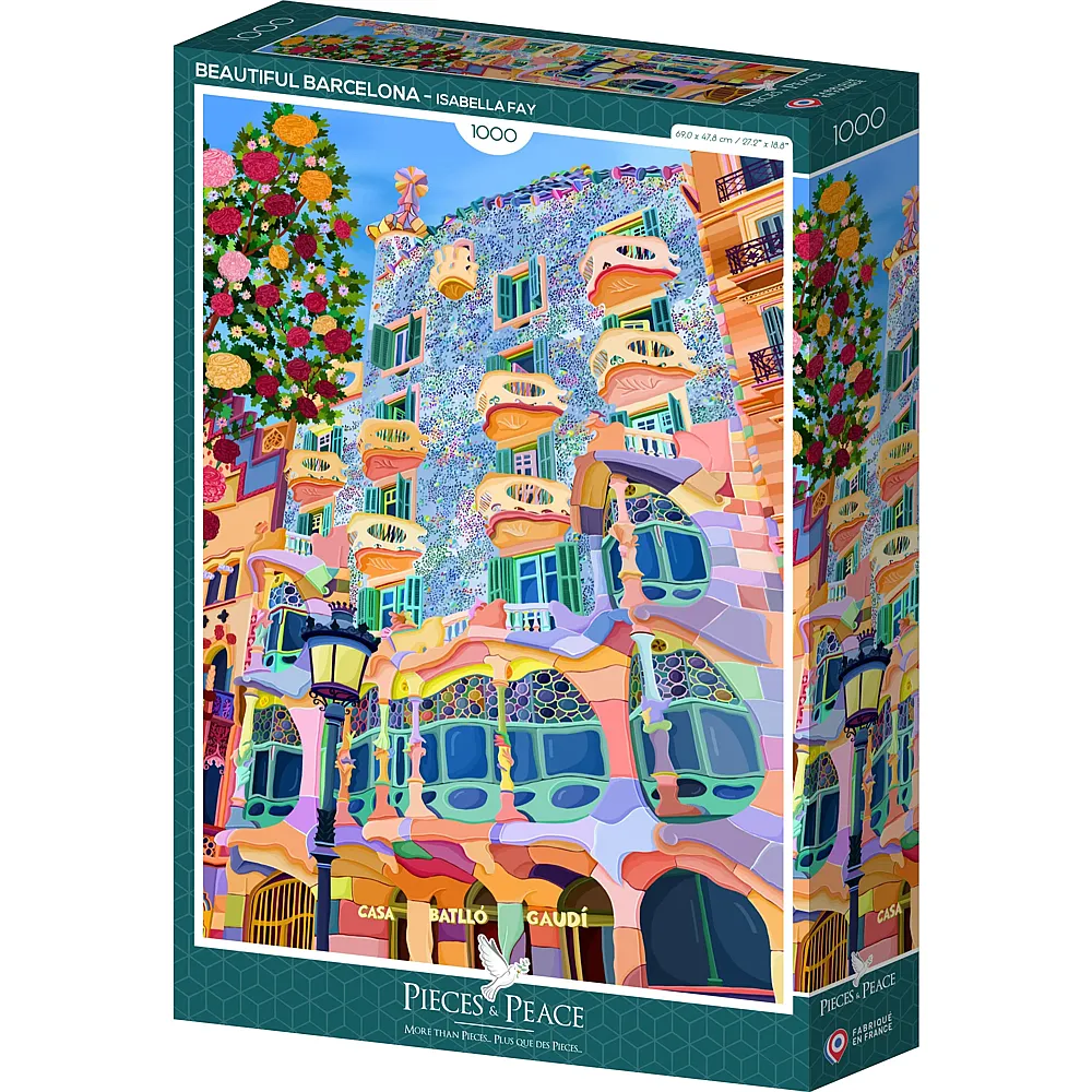 Pieces & Peace Puzzle Isabella Fay Wundersch�nes Barcelona 1000Teile